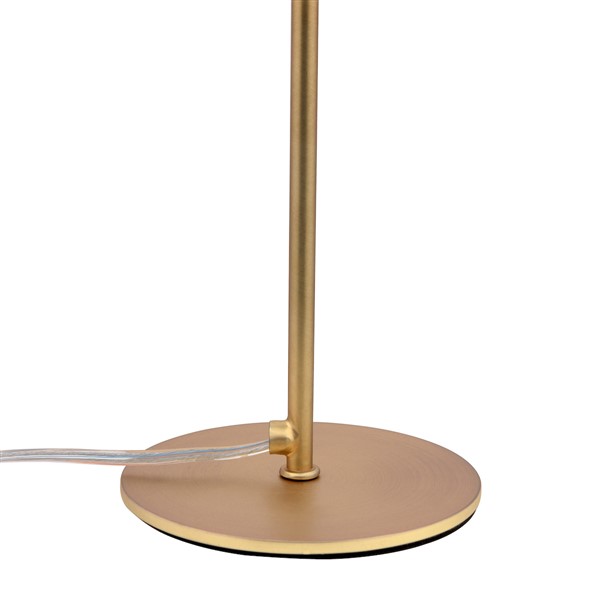 (image for) Laura Ashley Rhosill Table Lamp Crystal and Antique Brass